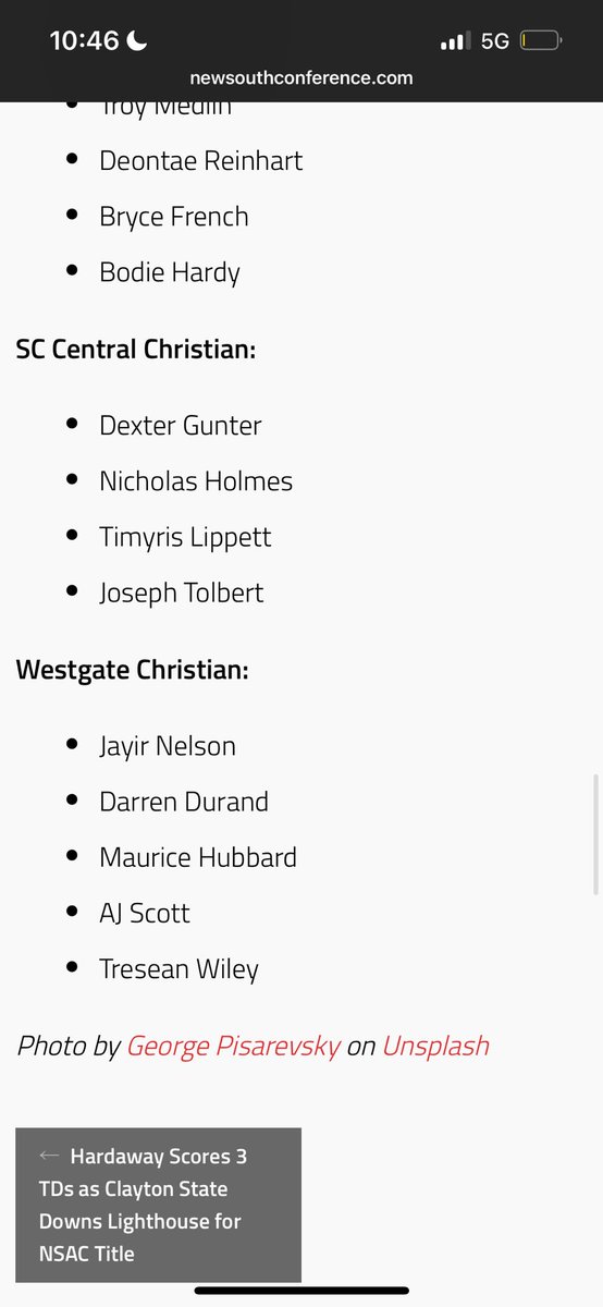 LilG40086552's tweet photo. #ATAG Blessed to be all- conference 2nd team @SCCCAthletics_ @suttonlegendary @CoachStaback @JUCOFFrenzy @PerezSports @Rivals https://t.co/U2mGv5zrOx