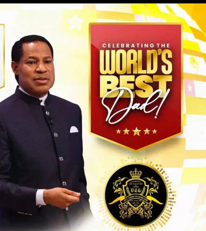 HAPPY 62nd BIRTHDAY TO PST CHRISTIAN OYAKHILOME!

A pillar of hope, philanthropist, &amp; general with a difference! 
Helping millions find their purpose &amp; unleashing talents
Thank you Sir, for structuring billions for endless growth!
Wishing you more celebration sir.

#megasblog