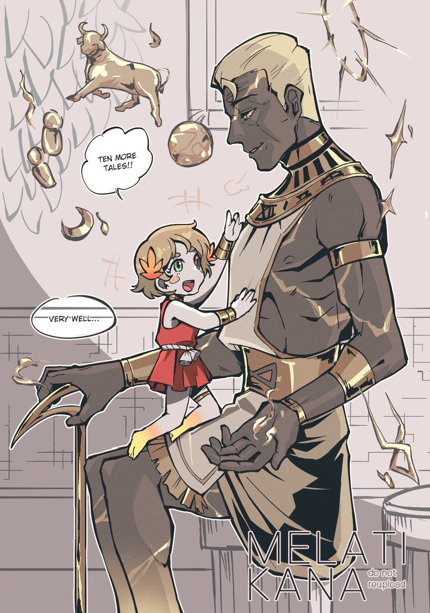 Melinoë with gramps #hades2