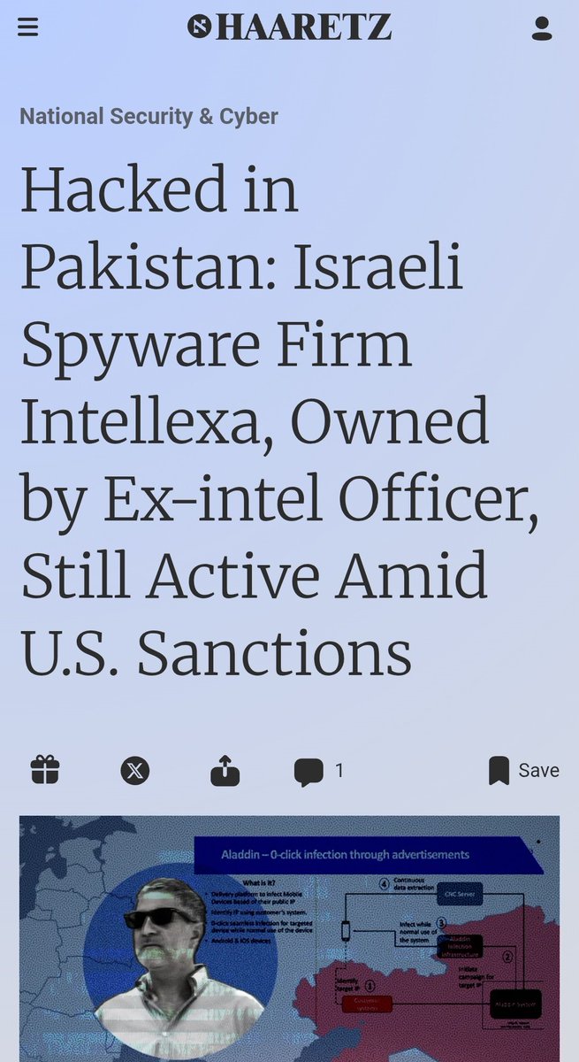 SadiaSy10639266's tweet photo. @AsadAToor یہ غازی یہ تیرے پر اسرار بندے
#Pakistan #IntellexaLeaks #Predator #SecurityState https://t.co/zgLFB8EJ7R