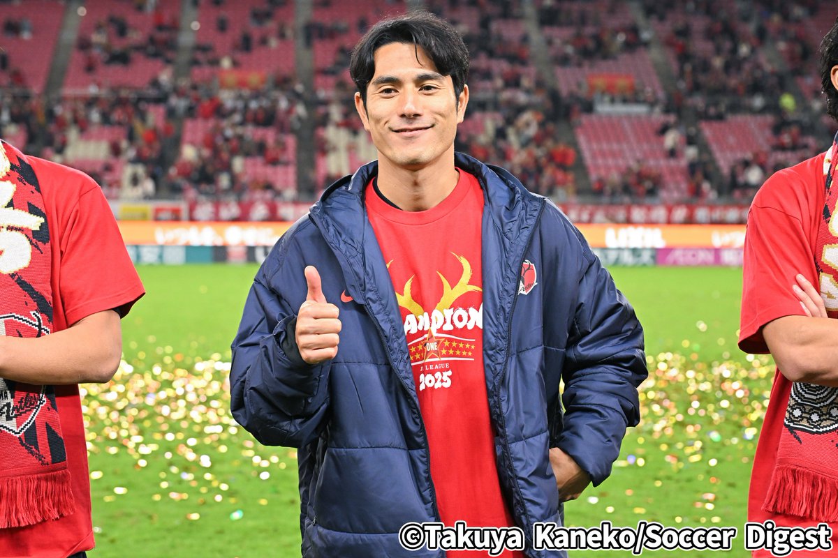 📸フォトギャラリー📸 攻守で躍動し鹿島のJ1優勝に貢献した #知念慶