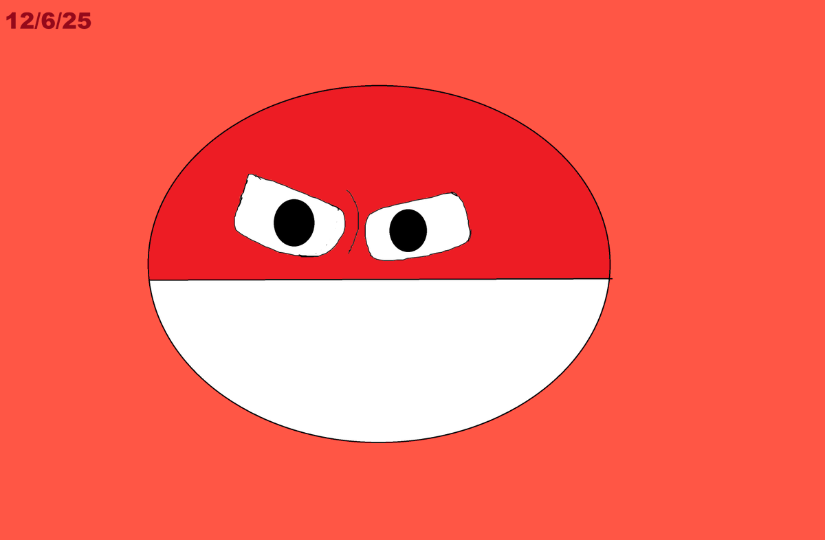 Brittan93006455's tweet photo. #Voltorb #Pokemon #PokemonFanart #MicrosoftPaint #MSPaint #Fanart #MyFanart #December #Winter #DecemeberFanart #Brittany8895 #Kanto #KantoPokemon #ElectricPokemon #VideoGames #VideoGameFanart https://t.co/ZUUbGGPtnc