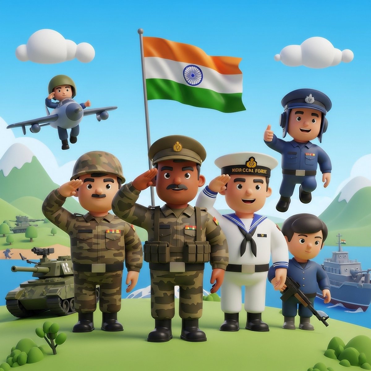 JaanoMobile's tweet photo. भारतीय सशस्त्र सेना दिवस🇮🇳 की शुभकामनाएं
 
कभी ठंड में ठिठुर कर देख लेना
​कभी तपती धूप में जल के देख लेना
​कैसे होती है हिफाजत मुल्क की
​कभी सरहद पर चलकर देख लेना।
#ArmedForcesFlagDay https://t.co/p1X6J4Z6wz