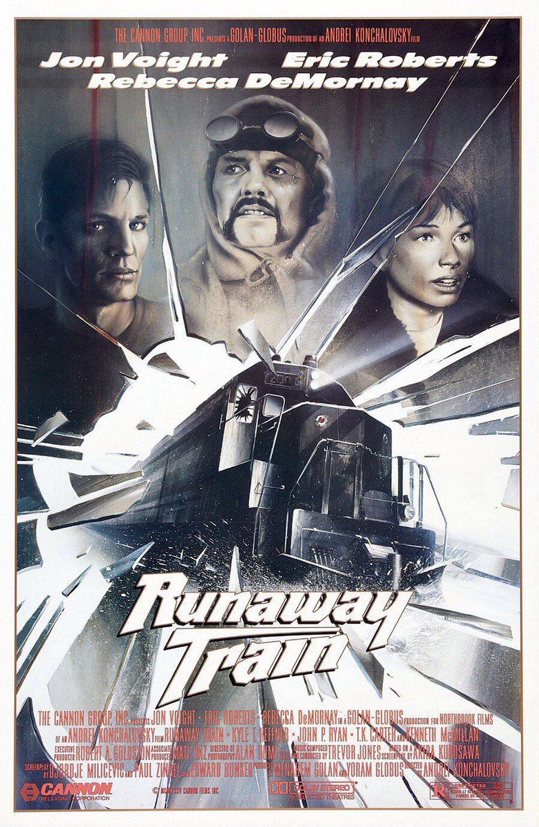 FilmNewsNos's tweet photo. 🎬MOVIE HISTORY: 40 years ago today, December 6, 1985, the movie ‘Runaway Train’ opened in theaters!
#JonVoight #EricRoberts #RebeccaDeMornay #KyleTHeffner #JohnPRyan #TKCarter #KennethMcMillan #DannyTrejo #AndreiKonchalovsky https://t.co/m7xNfCnd1y