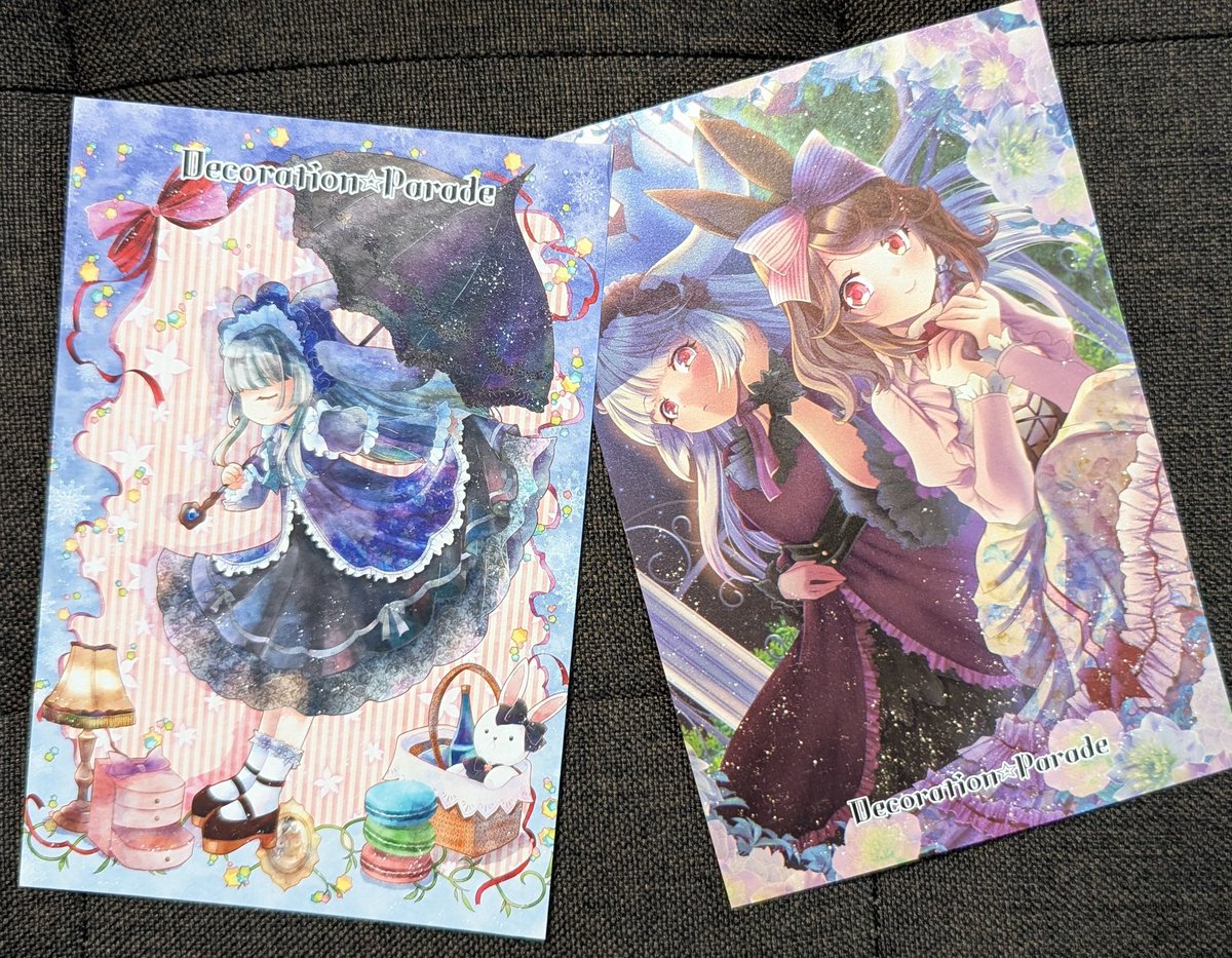「#デコパレ5 にて販売中のクリアファイルですが!! レジ裏に置いてもらって申告で」|ユキオミ🥕🐇創作コラボ企画進行中🐇✨のイラスト