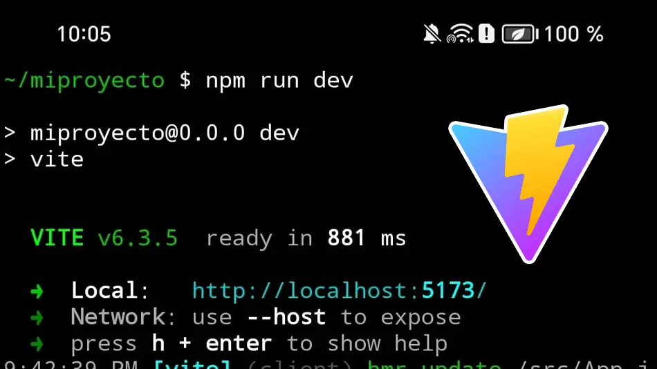 collectivecperu's tweet photo. Create a Vite Project and Open it in Acode from Termux. 

Crear Proyecto Vite y Abrir en Acode Desde Termux. 

👉 https://t.co/lHuEaGeslT 

#programming #coding #programación #code #webdevelopment #devs #softwaredevelopment #vite #acode #termux https://t.co/jkmxaPGIRe