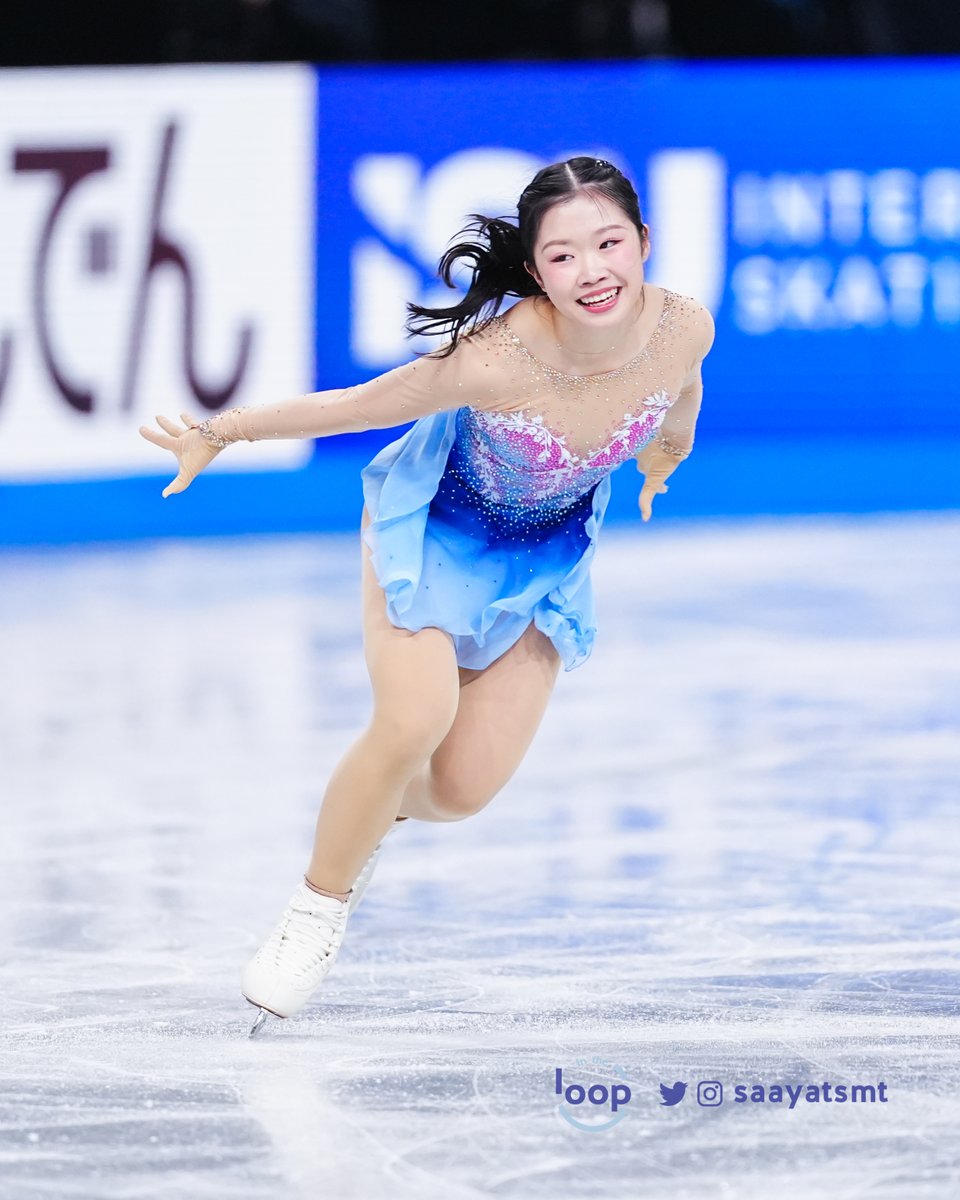 What an amazing debut on the #GPFigure circuit for Ami Nakai 🇯🇵 She takes home the silver medal 🥈 with a total score of 220.89 💙