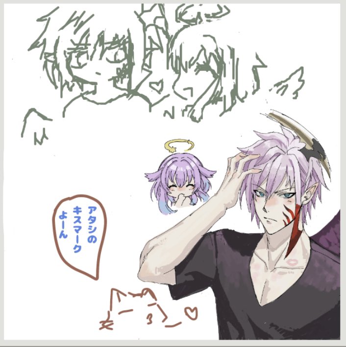 昨日の絵チャの思い出🤡みんなでワイワイ描けて楽しかった🤡 