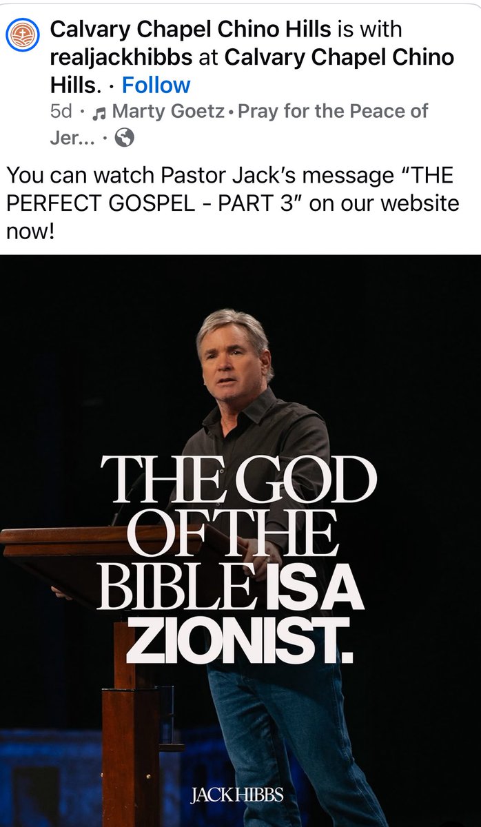 Jack Hibbs posted this…. Calvary Chapel , 💒  re-writing the bible ?