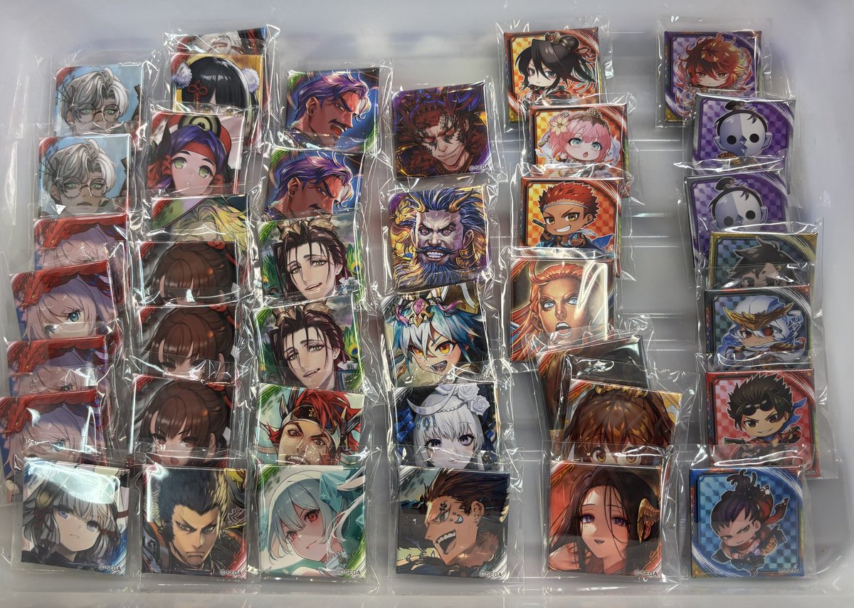 英傑大戦 通販に缶バッジを大量補充いたしました！ ぷちシリーズや