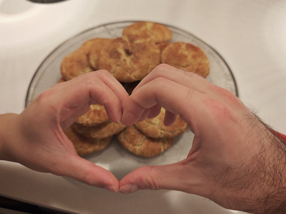 we made cookies hehe