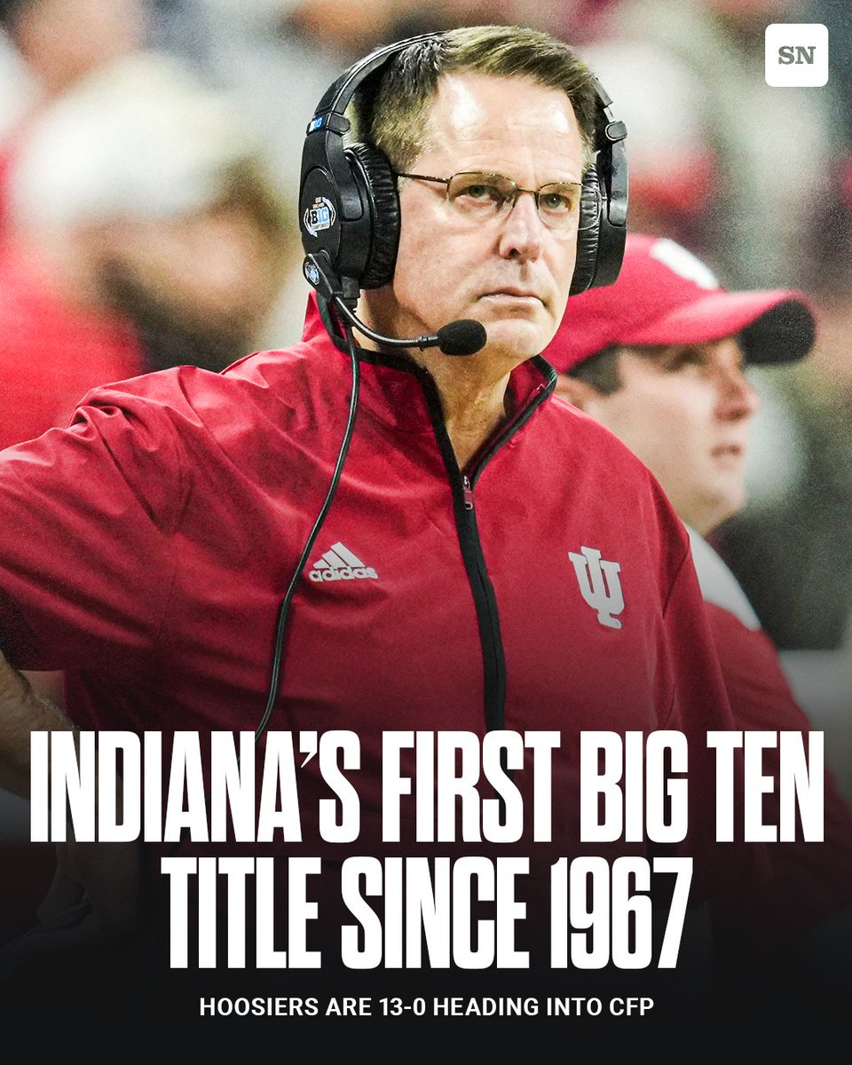 INDIANA DEFEATS OHIO STATE FOR THE FIRST TIME SINCE 1988 🤯

And they clinch a Big Ten Championship.