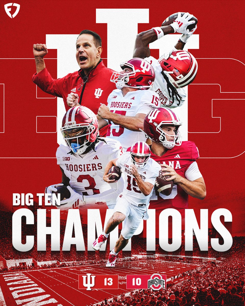 INDIANA HAS DONE IT 🗣️

THEIR FIRST BIG TEN CHAMPIONSHIP SINCE 1967 🔥