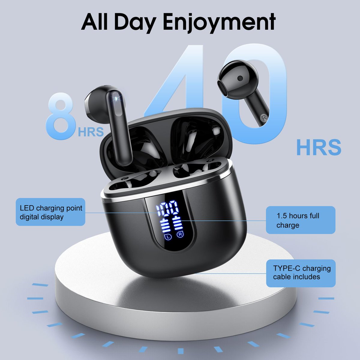 BdSuitable's tweet image. Wireless Earbuds, New Wireless Earphones, 4 ENC Noise Cancelling Mic, HiFi Stereo, Price-$129.99
Buy Now-amzn.to/44c5rTB