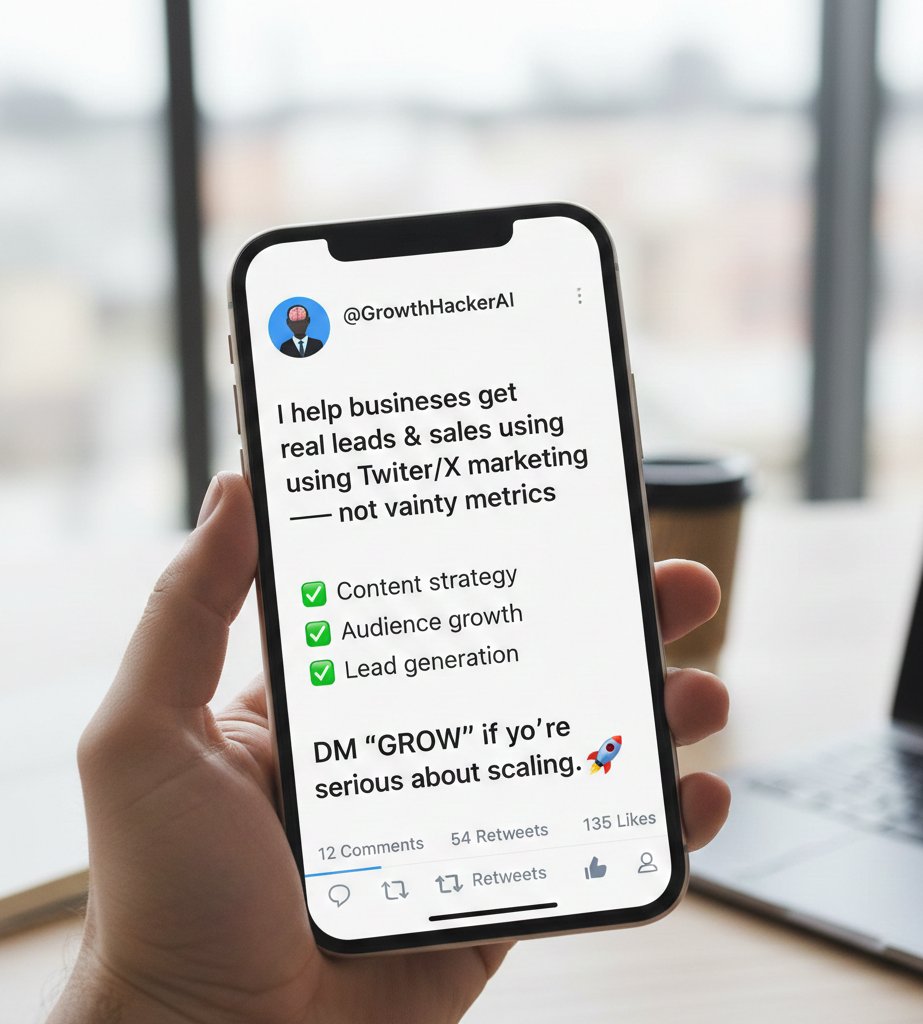 rm61622's tweet photo. I help businesses get real leads & sales using Twitter/X marketing — not vanity metrics.
✅ Content strategy
✅ Audience growth
✅ Lead generation
DM “GROW” if you’re serious about scaling. 🚀
#Twitter
#Growtwitter
#user
#MarketingTips
#Flowers
#Everyone https://t.co/SHmmBSPyYN