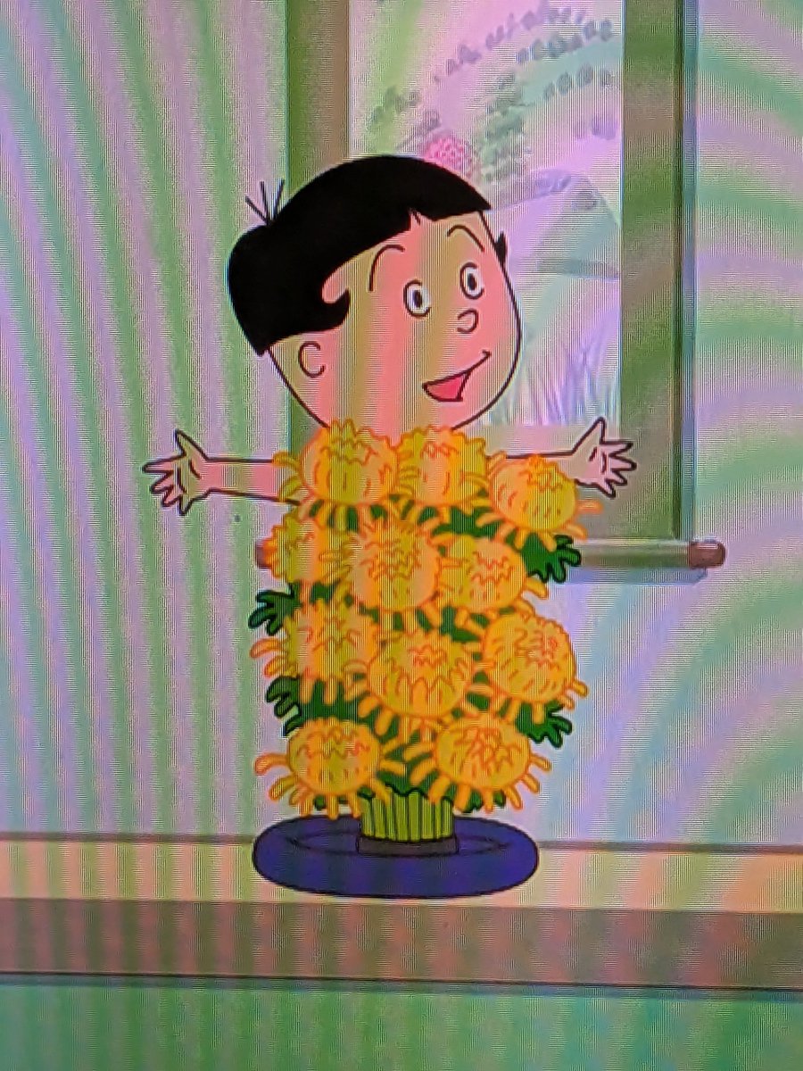 この時のワカメちゃん、服は着てるのに裸にも見えるの何故だろう？

#サザエさん