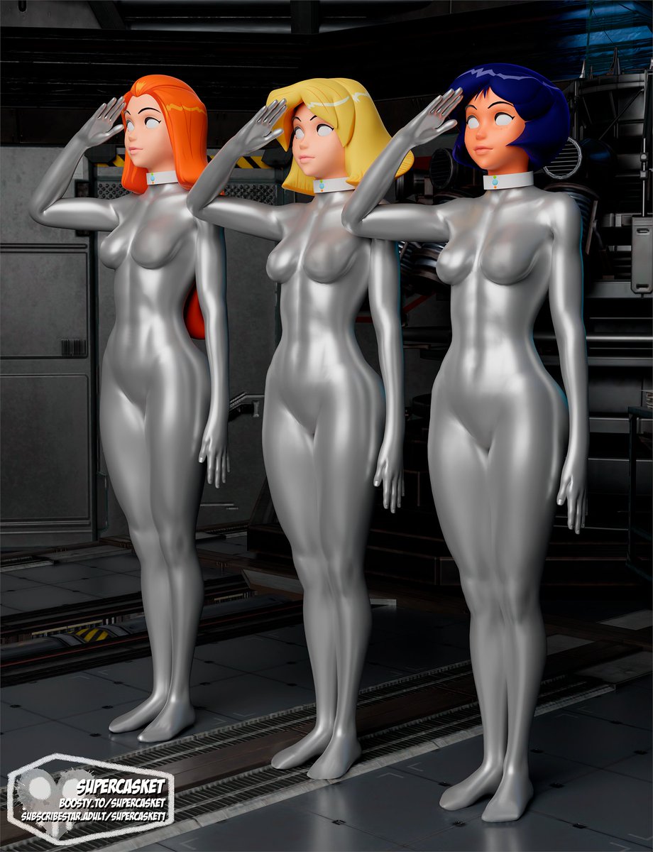 supercasketArt's tweet photo. Totally Drones

Commission:

Clover and Alex (Totally Spies) are looking for Sam who went missing on a mission. They separate and while Clover is alone, a droned Sam sneaks behind her with a collar, then the 2 catch Alex and finally the 3 spies, now mindless drones, salute. https://t.co/rzvwKahmSb