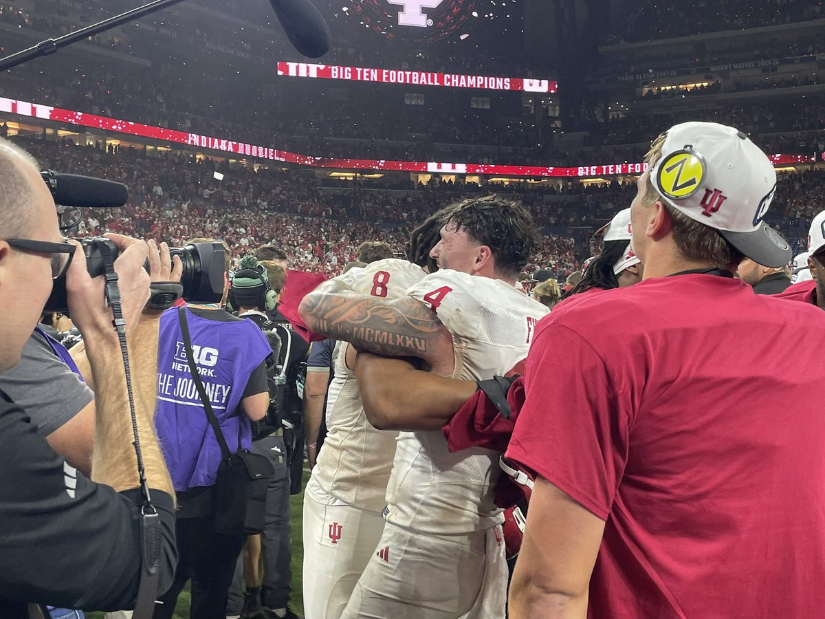 JeffRabjohns's tweet image. Indiana Hoosiers. The Big Ten champions. #iufb