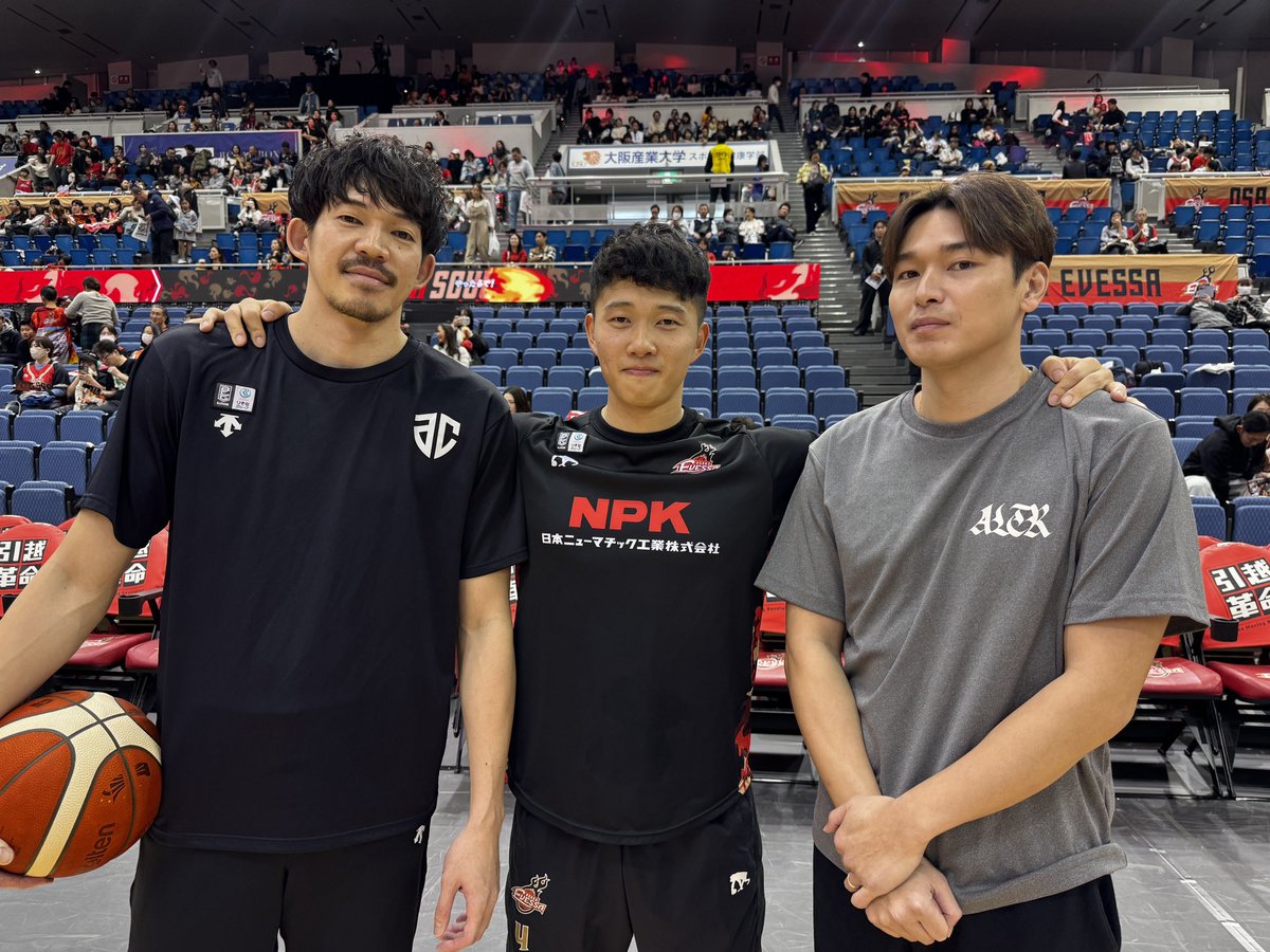 青木保憲 選手 × #熊谷尚也 選手 × #大塚裕土 選手🤝 #大阪エヴェッサ