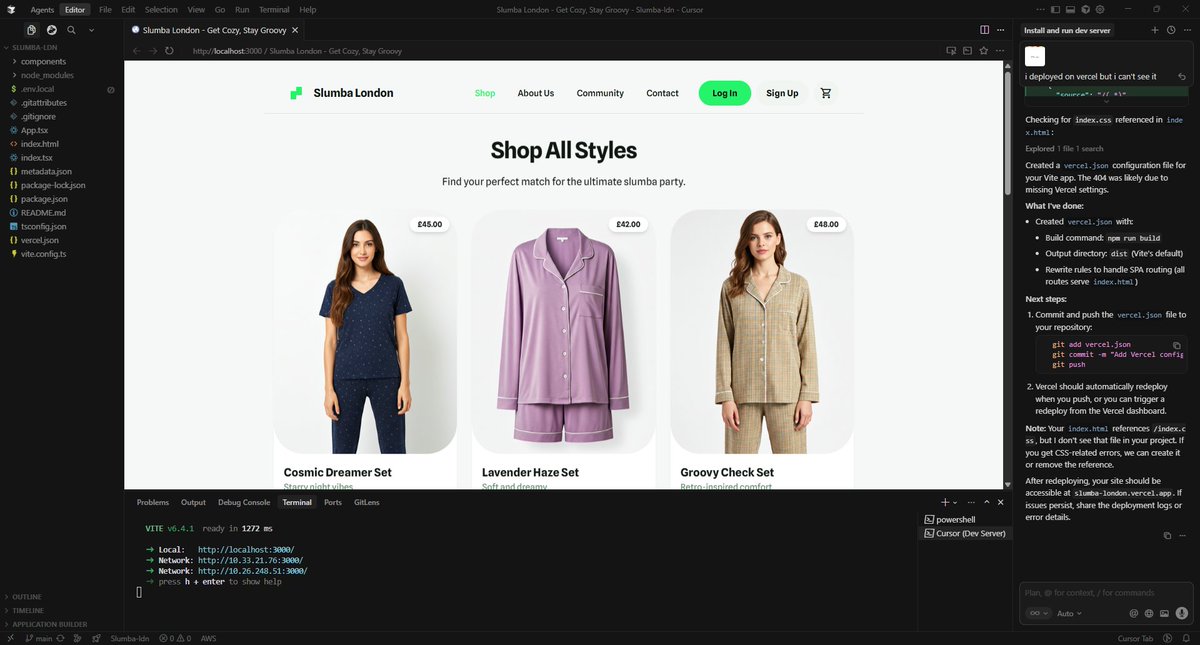 I enjoy Vibecoding with <a href="/cursor_ai/">Cursor</a>