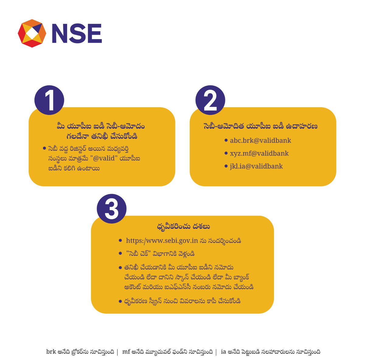 SEBI’s new dedicated UPI framework introduces exclusive, easy-to-recognise UPI addresses for registered intermediaries — complete with a unique @ valid handle and a clear green-triangle verification icon to signal trusted transactions. With transaction limits of up to ₹5 lakh