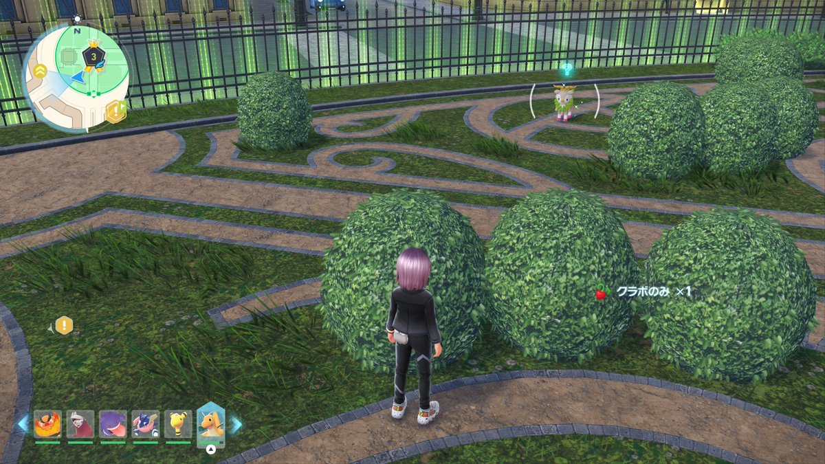 エリア3の階段10分くらい行き来してたらさっそくメェークルひかった！
かわいい