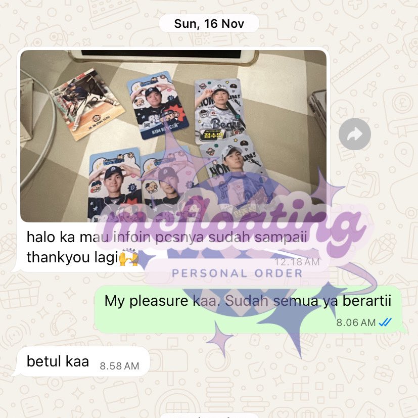 mcfloating's tweet photo. — proof persod bunjang
#proofmcf

lupa mulu kalo mau post proof😭🙏🏻 https://t.co/W8f3rjRXDP
