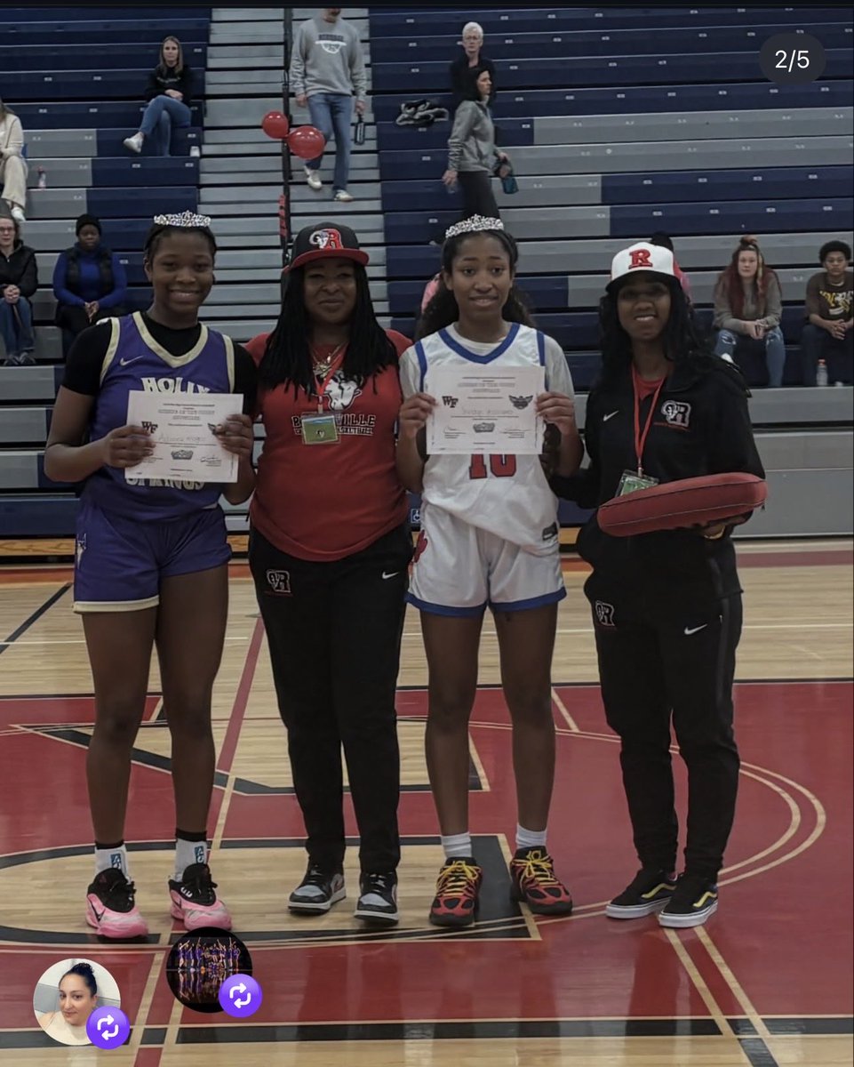 Congratulations to our 2025 Queens of the Court! #wbb