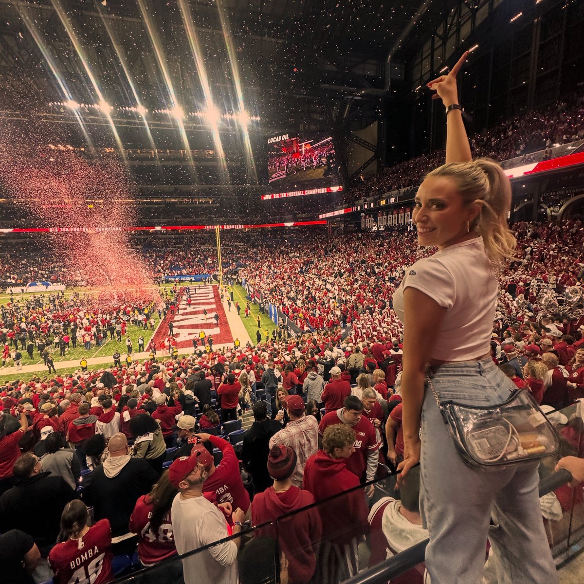 TriciaWhitaker's tweet image. Dear everyone who said we wouldn’t do it.

Eff off.

We did.

My first job was covering IU football as a student reporter. We went 1-11.

This is our moment. 

My soul is smiling.