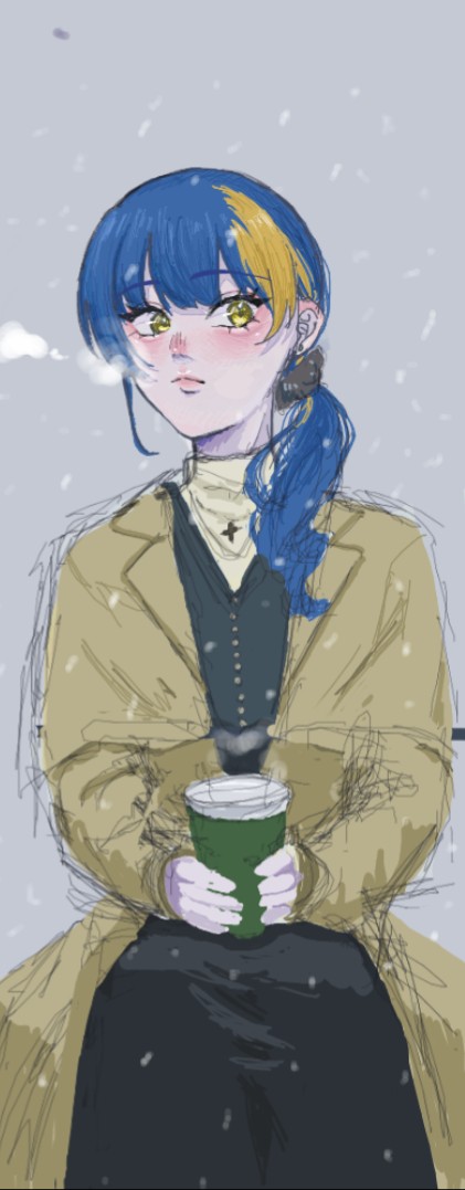 sha_to0's tweet photo. 絵チャ
#絵描きさんと繫がりたい 
#絵柄が好みっていう人にフォローされたい 
#冬の創作クラスタフォロー祭り https://t.co/dtEWGi2C15
