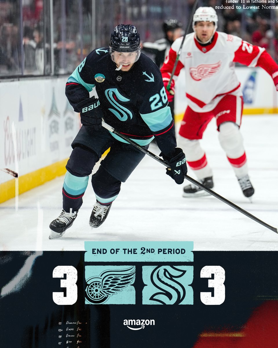 SeattleKraken's tweet photo. tied after ✌️ https://t.co/J7kVL8A38a
