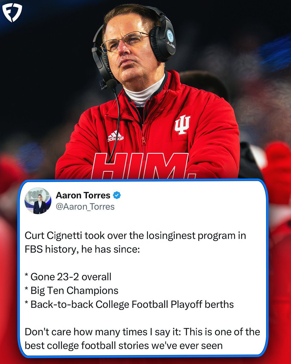 What Curt Cignetti has done with Indiana is SPECIAL ❤️

(via <a href="/Aaron_Torres/">Aaron Torres</a>)