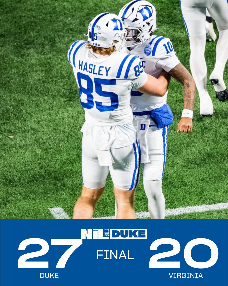DukeNILStore's tweet image. THE DUKE BLUE DEVILS ARE ACC CHAMPIONS 🏆😈

SUPPORT THEM IN THE DUKE NIL STORE: nil.store/duke
