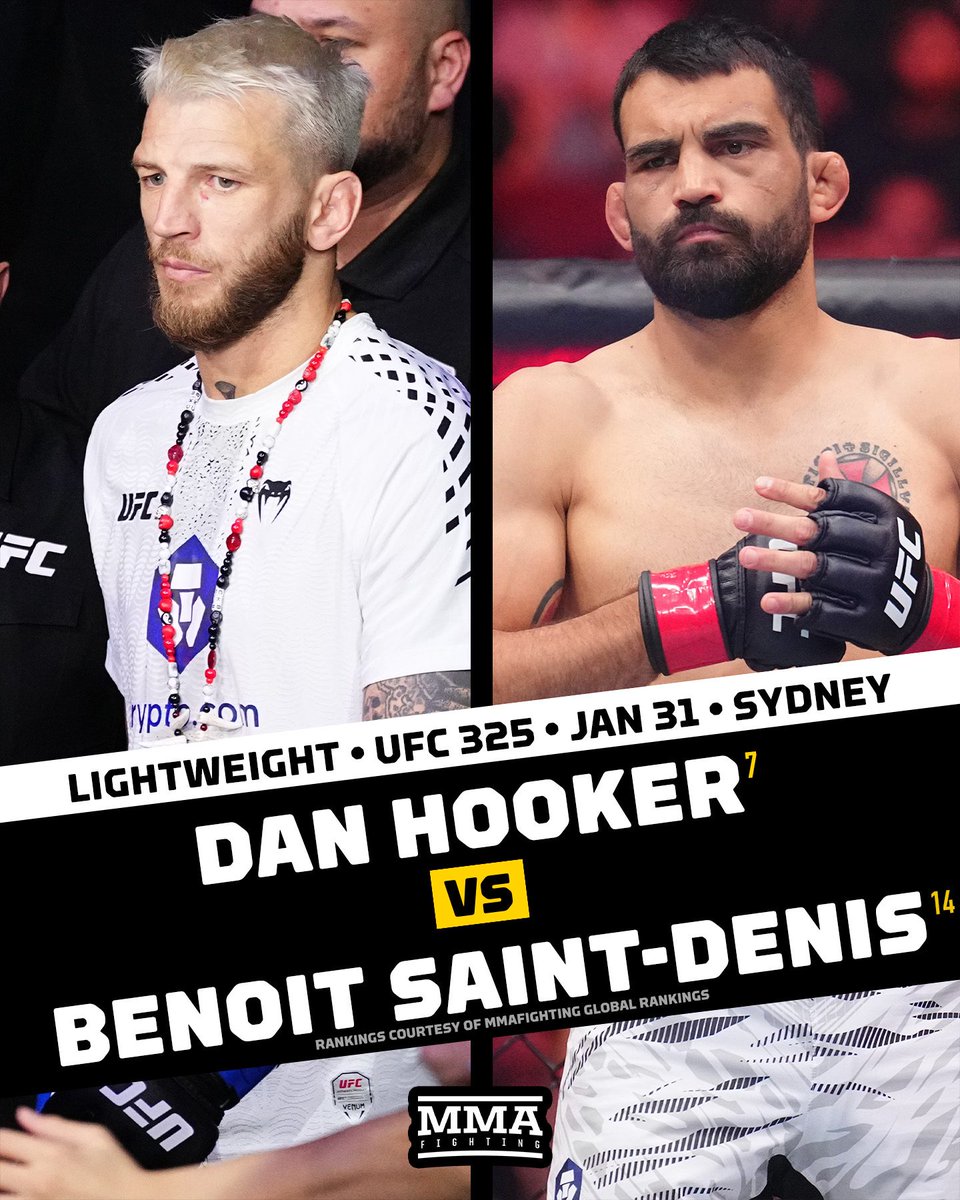Dan Hooker returns against Benoit Saint-Denis at #UFC325 in Sydney!

Who ya got??