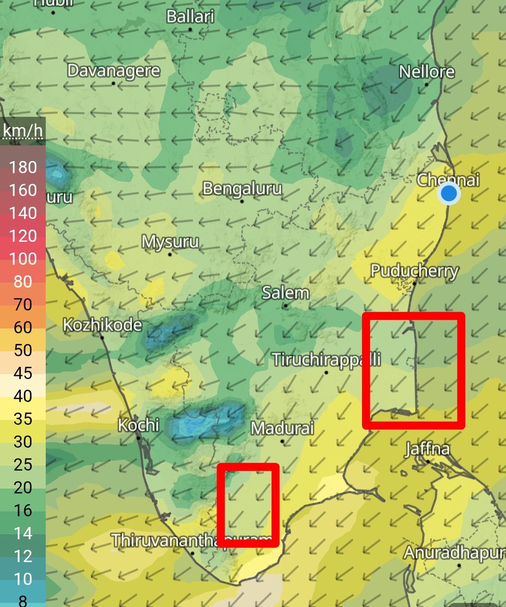 TStormchaserrr's tweet photo. Parts of #Delta will come under moderate rains and southern ghats like #Nalumuku #oothu will come under heavy rains meanwhile next energy (refer second image) getting ready to affect coastal tn next week @MasRainman @chennaisweather @Evkwf_18 @Vihas02 @Gobinaath16 @Prassanna_N https://t.co/VZ1ZbQd5Hn