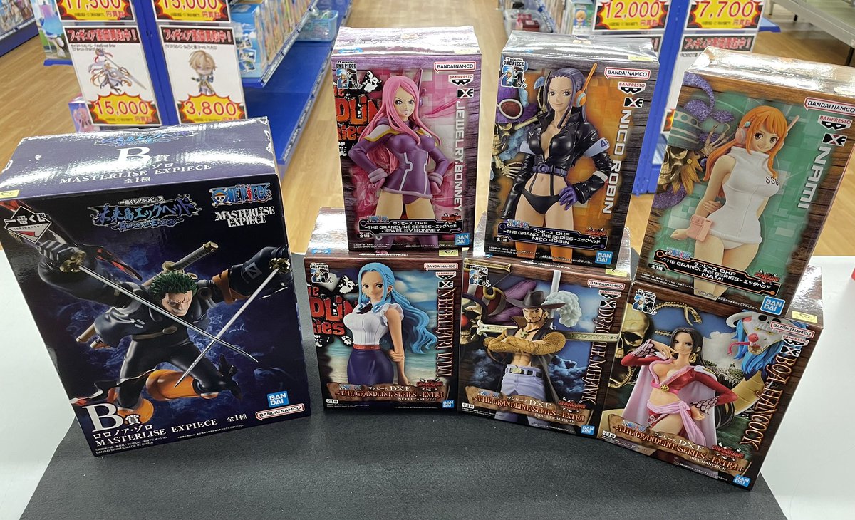 フィギュア入荷情報🔥 ワンピース、NARUTOの フィギュアが入荷いたし