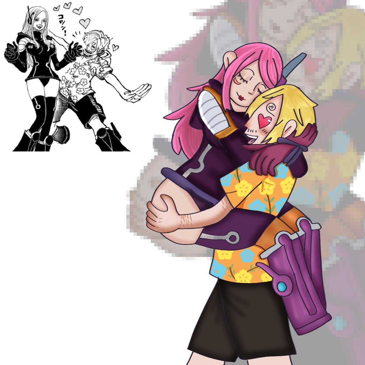 It's 1 am here lol Anyway Sanji x Bonney for all #darkship