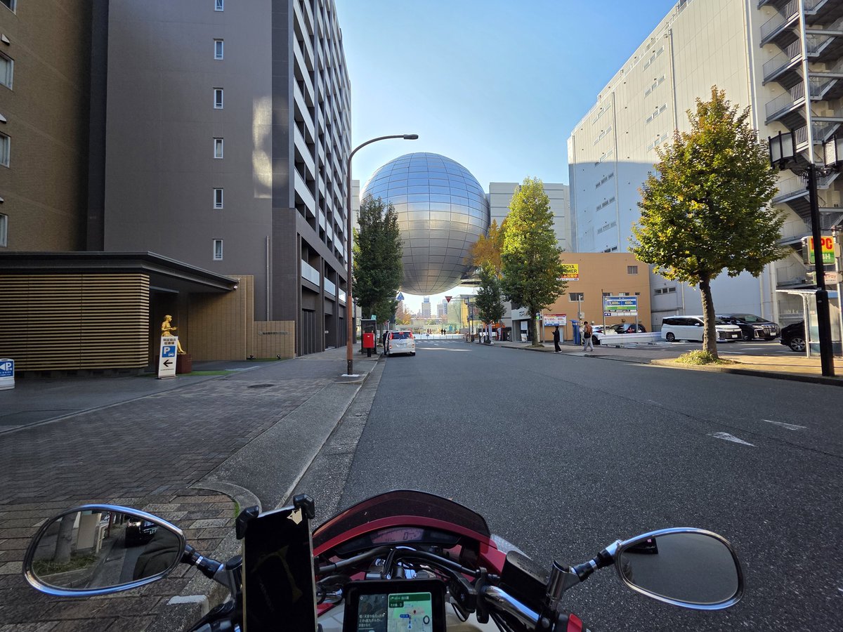 甥っ子に会いに行くついでに、名古屋科学館の前まで行ってきたよ！
次は時間作って内部も見たいところ
#行ったよらでんちゃん