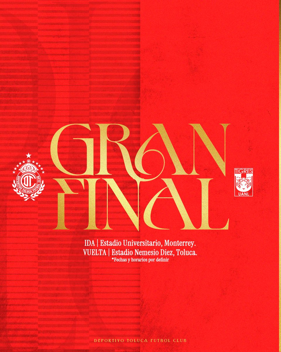Lista la final del Apertura 2025. UN12 👹😈