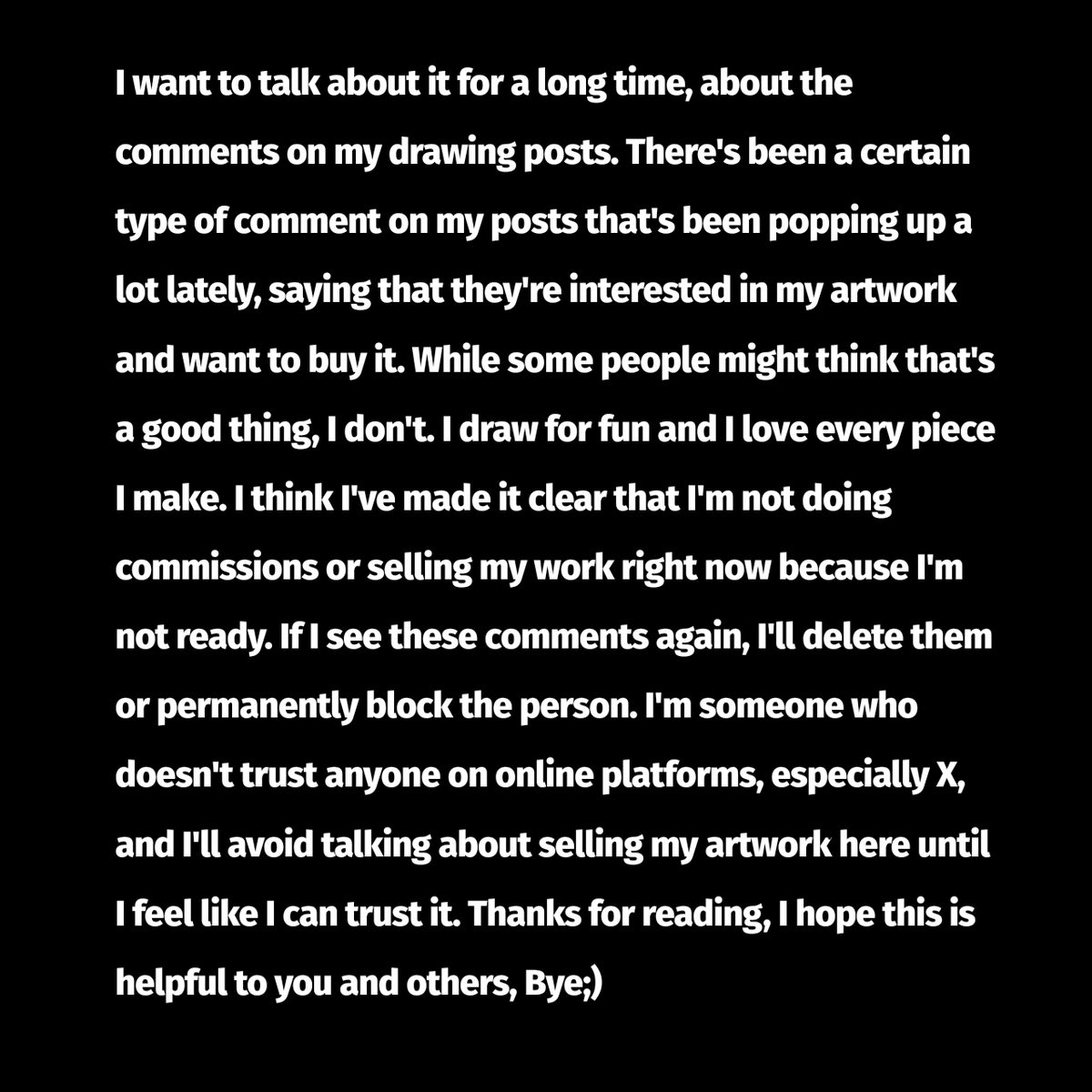 GY_CooLC4T's tweet photo. Please understand me and don't make me mention it again even though it's not a serious matter. I'm just 14 year old person and I can't take it all...
#somethingtosay from G.Y. https://t.co/yqOBvDKJZe