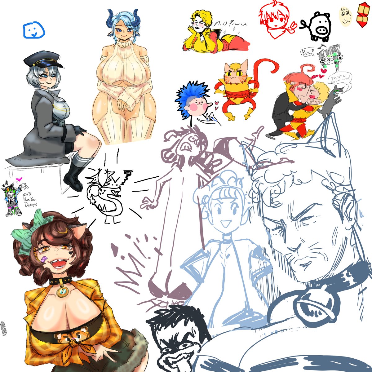 PowerNelsonVT's tweet image. You guys don't actually care about the Denny's Awards, right? Have some wonderful art from the wonderful viewers.