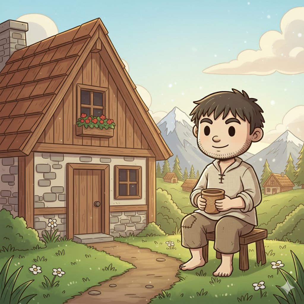 GM 🌾☀️
Peasant rises with soft sunlight today - no heavy tools, no rush.
Just warm tea and fresh air.