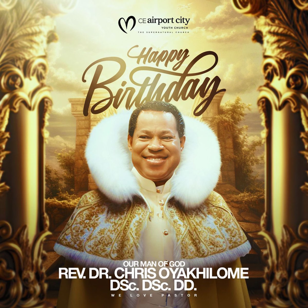 ✨ HAPPY GLORIOUS BIRTHDAY, DADDY!!! 🎉
Today the entire universe pauses to celebrate the Gift that keeps on giving – the Man God sent to raise an end-time army!

Thank you, Pastor Sir, for teaching us how to win, how to love, how to pray, and how to live like heaven already