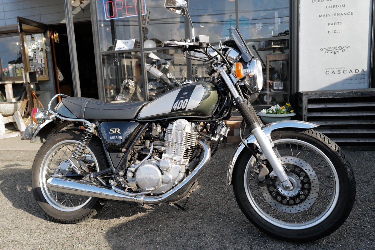 CASCADASR's tweet image. チェーンケースの交換、ありがとうございました😊
#sr400 #カスカーダ #シムズクラフト #北九州 #leica