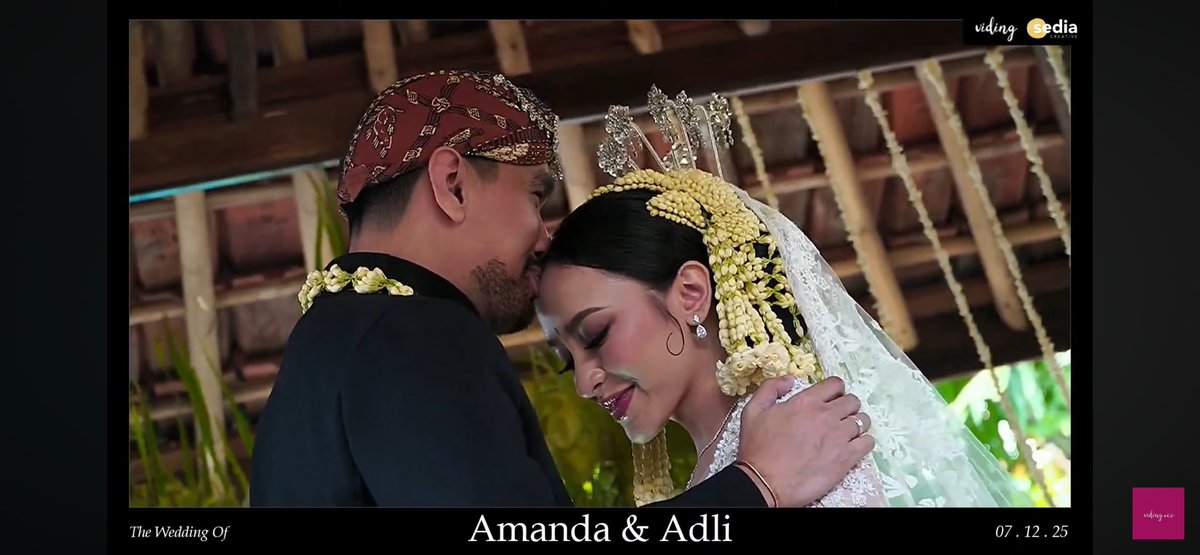 catsedih's tweet image. kalo laki gw kaga nangis pas ijab qobul kayak suaminya manda i don’t want him!!!! 

congrats lovebirds, wishing you both a lifetime of happiness ♾️🤍