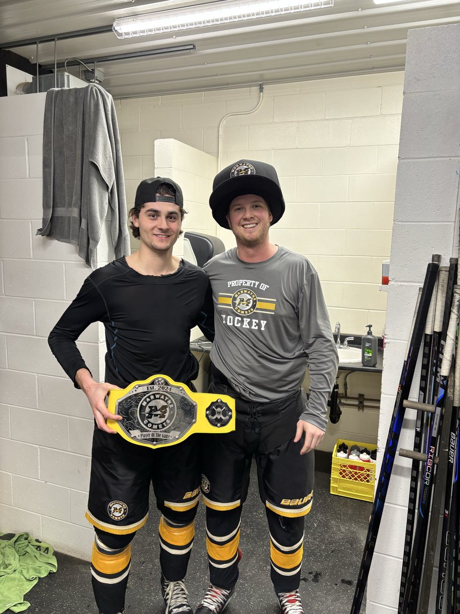7-4 Comets over the Rock. Connor Roscoe with 4 goals and the Player of the Game. Jayden Gartner takes home the Unsung Hero.