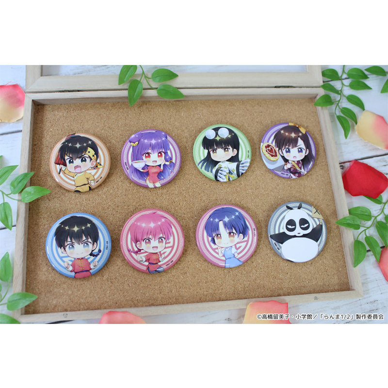 らんま1/2_ぷちちょこトレーディング缶バッジ【BOX／8個入り