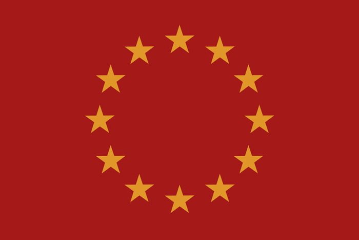 cb_doge's tweet image. The European Union should switch its flag color to better reflect its ideology.