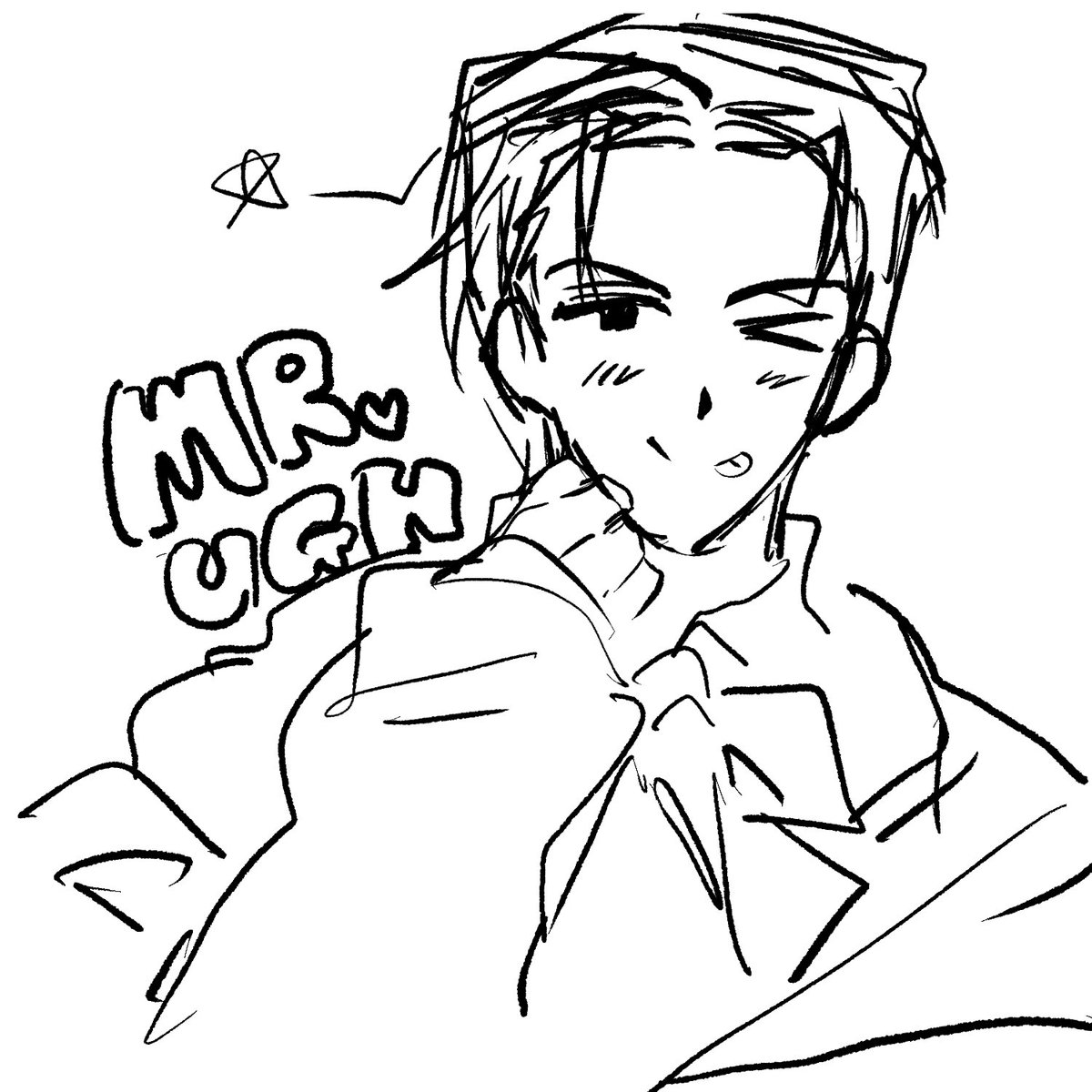 Mer_pg1111's tweet image. 더티페어 다녀왔고 이건 제가 그냥 이분 팬이라 그렸어요