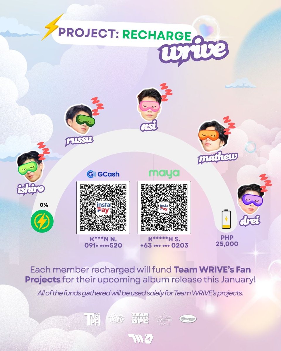 teamwriveofc's tweet photo. Time to RECHARGE, Team WRIVE! ๐ชซโก๏ธ
Letโs recharge each member โ your contribution fuels our fan projects for the big album drop this January. ๐๐ฅ
Letโs show our love and support โ every watt counts! ๐๐
#ProjectRechargeWRIVE
#WRIVE @WRIVEPH https://t.co/abnZ5CLmNL